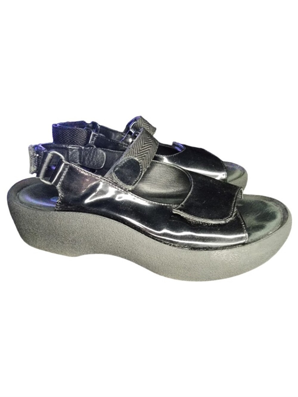 Woky Jewel Patent Sandals, Womens 36 EU (5.5 US) - Picture 3 of 10